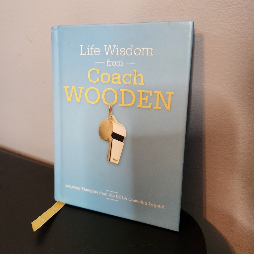 Life Wisdom From Coach Wooden Hard Cover Book